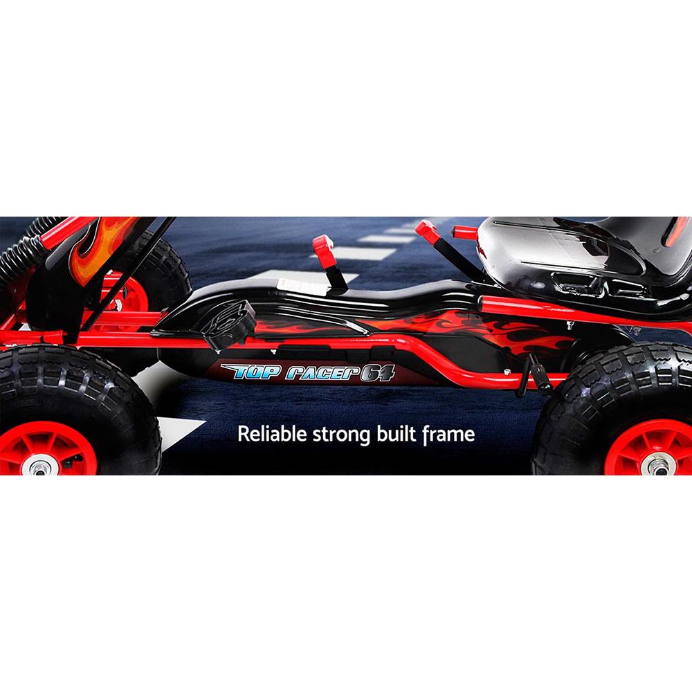 Rigo Kids Pedal Go Kart Car Ride On Toys Racing Bike Rubber Tyre