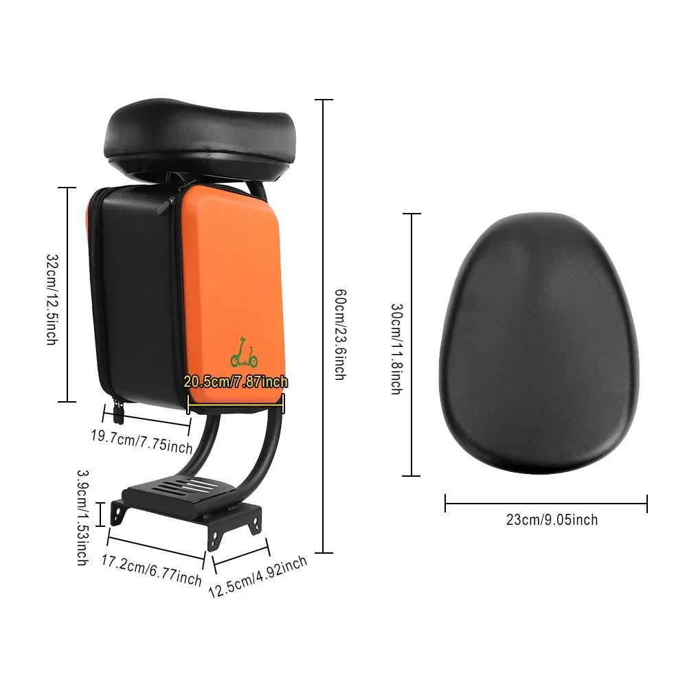 Electric Scooter Comfortable Soft Seat With Bag For Ninebot Max G30 Kickscooter Seat Chair With Storage Case Accessories Parts
