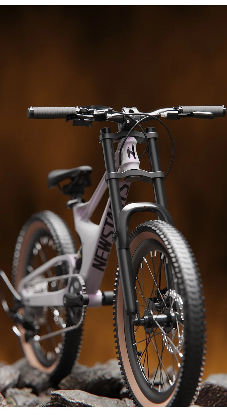 WOLFACE 22 Inch Variable Speed Disc Brake Shock-absorbing Bicycle Student Magnesium Alloy Mountain Bike Outdoor Sports Road Bike