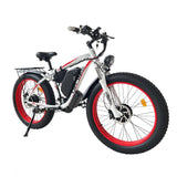 Powerful 2000W Double Motor Electric Mountain Bicycle 48V Smlro XDC600 Pro E-Bike 26*4.0 Fat Tire Front Rear Motorcycle
