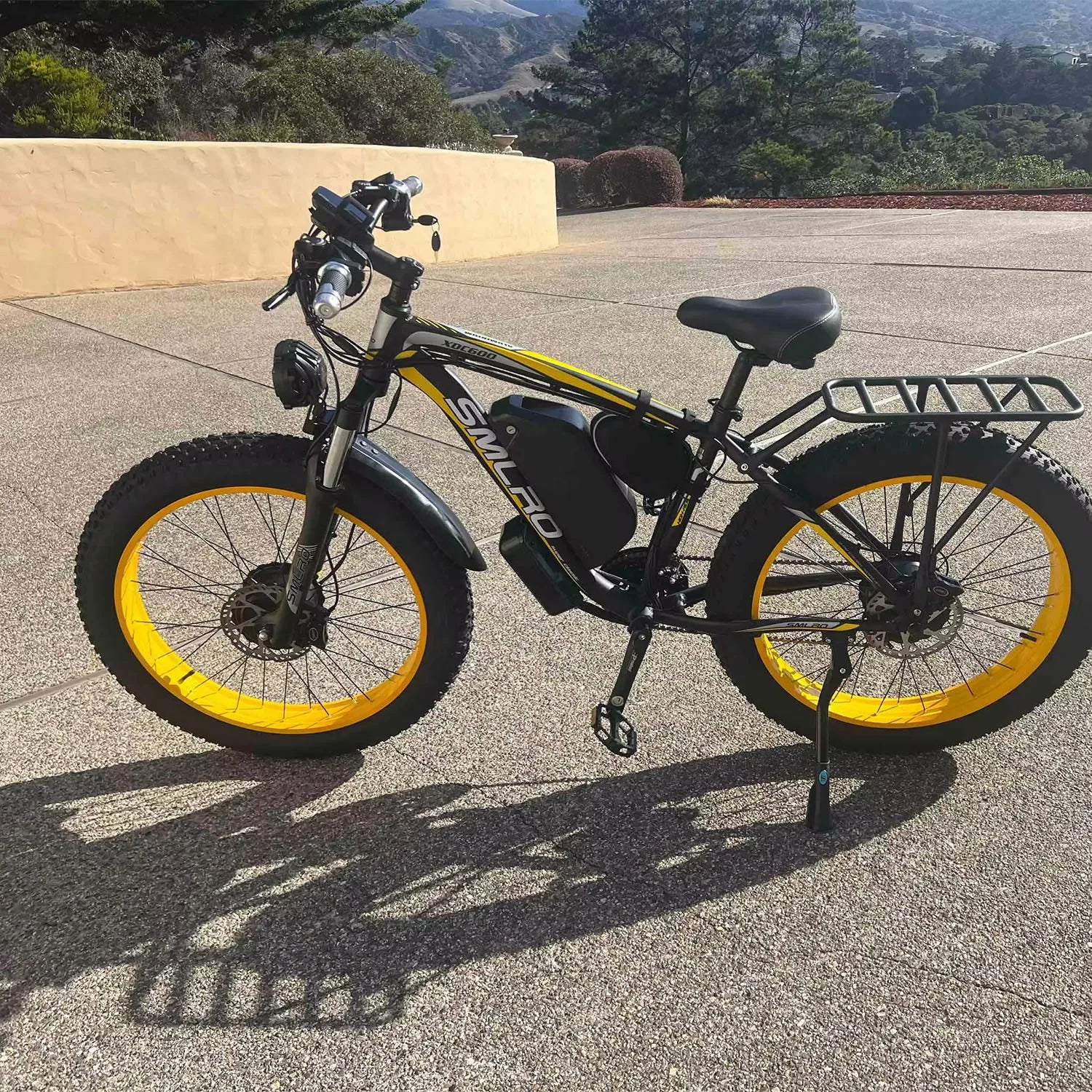 Powerful 2000W Double Motor Electric Mountain Bicycle 48V Smlro XDC600 Pro E-Bike 26*4.0 Fat Tire Front Rear Motorcycle