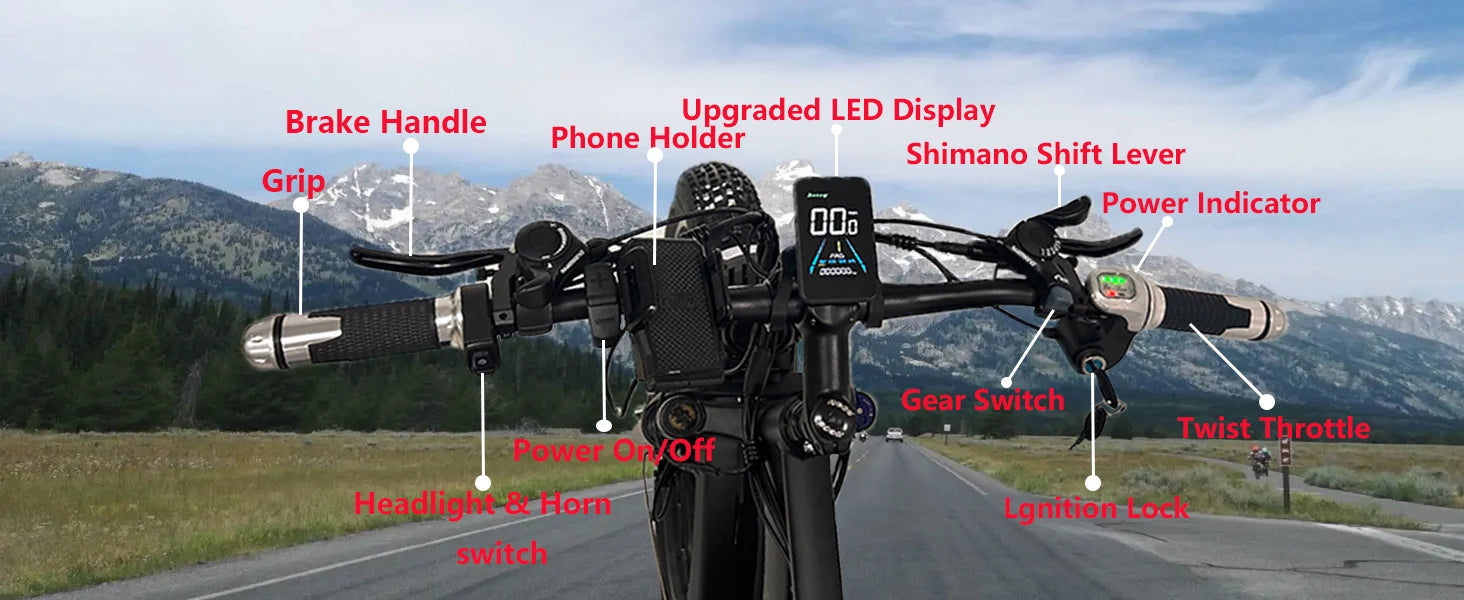 Powerful 2000W Double Motor Electric Mountain Bicycle 48V Smlro XDC600 Pro E-Bike 26*4.0 Fat Tire Front Rear Motorcycle