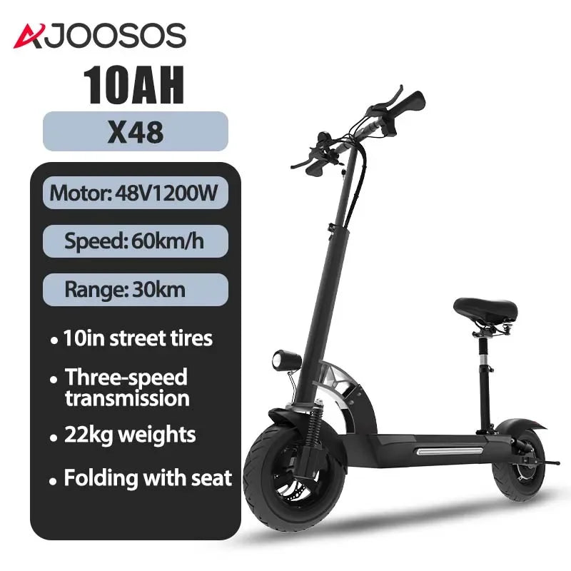 TurboVoyager 5600: 72V 5600W Off-Road Electric Scooter – 90 km/h Max Speed, 110 km Range, Foldable Design