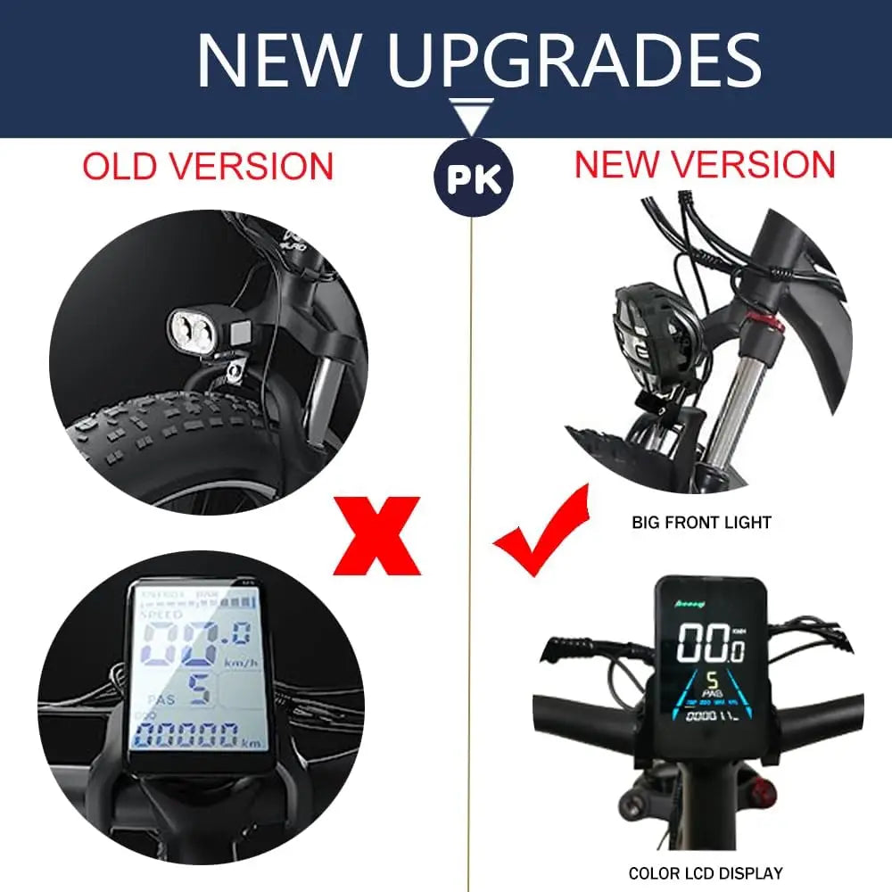 Powerful 2000W Double Motor Electric Mountain Bicycle 48V Smlro XDC600 Pro E-Bike 26*4.0 Fat Tire Front Rear Motorcycle