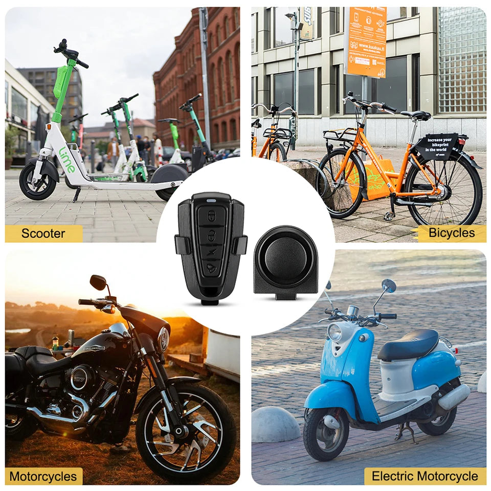 Rockbye Bike Bell USB Rechargeable Motorcycle Electric Horn MTB Road Cycling Remote Control Anti-theft Alarm Bicycle Accessories