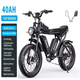 Ebike Ridstar Q20 Pro 2000W Dual Motor 40AH Dual Battery Top Speed 60KM/H 20*4Fat Tire  Electric Bike  Mountain Electric Bicycle