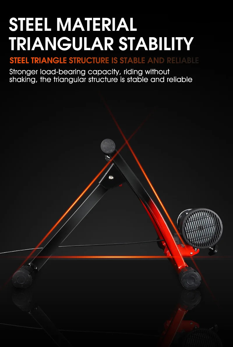 WEST BIKING Indoor Cycling Trainer 6 Speed Magnetic Resistance Wire Control Bike Trainer MTB Road Bike Roller Cycling Platform