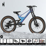 WOLFACE 22 Inch Variable Speed Disc Brake Shock-absorbing Bicycle Student Magnesium Alloy Mountain Bike Outdoor Sports Road Bike