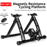 WEST BIKING Indoor Cycling Trainer 6 Speed Magnetic Resistance Wire Control Bike Trainer MTB Road Bike Roller Cycling Platform