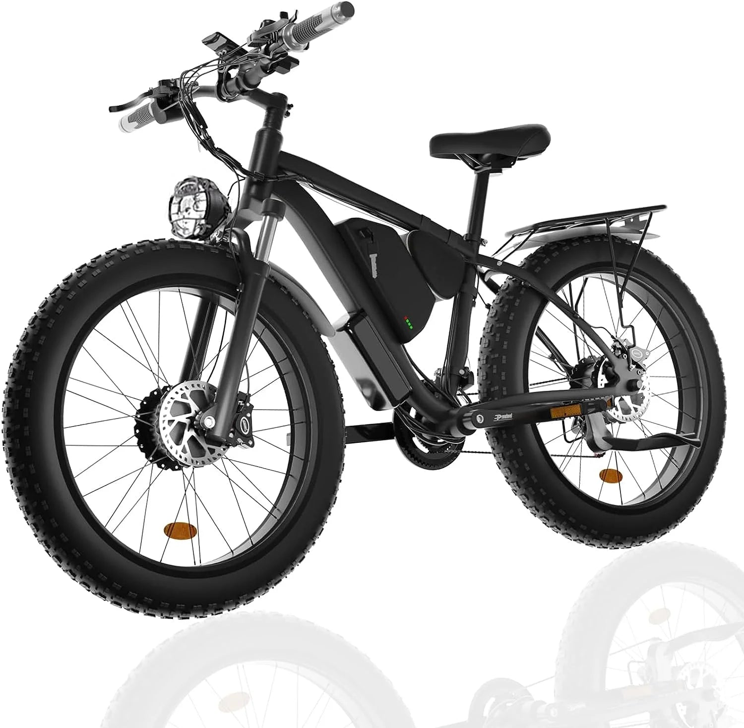 Powerful 2000W Double Motor Electric Mountain Bicycle 48V Smlro XDC600 Pro E-Bike 26*4.0 Fat Tire Front Rear Motorcycle