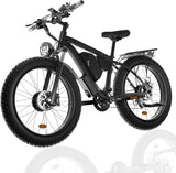 Powerful 2000W Double Motor Electric Mountain Bicycle 48V Smlro XDC600 Pro E-Bike 26*4.0 Fat Tire Front Rear Motorcycle
