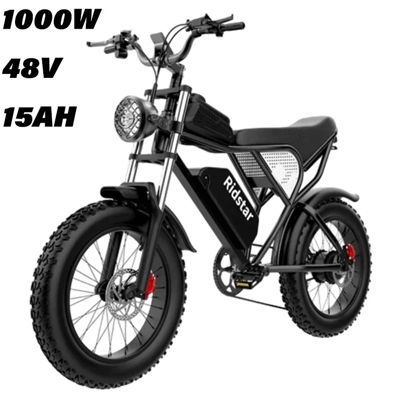 Ebike Ridstar Q20 Pro 2000W Dual Motor 40AH Dual Battery Top Speed 60KM/H 20*4Fat Tire  Electric Bike  Mountain Electric Bicycle