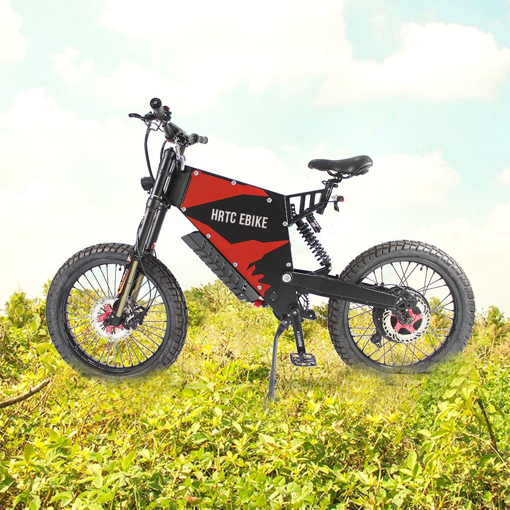New electric dual-sport dirt bike72V5000W Ebike Plus Stealth Bomber Stealth electric mountain bike 100KM/H off-road ebike EMTB